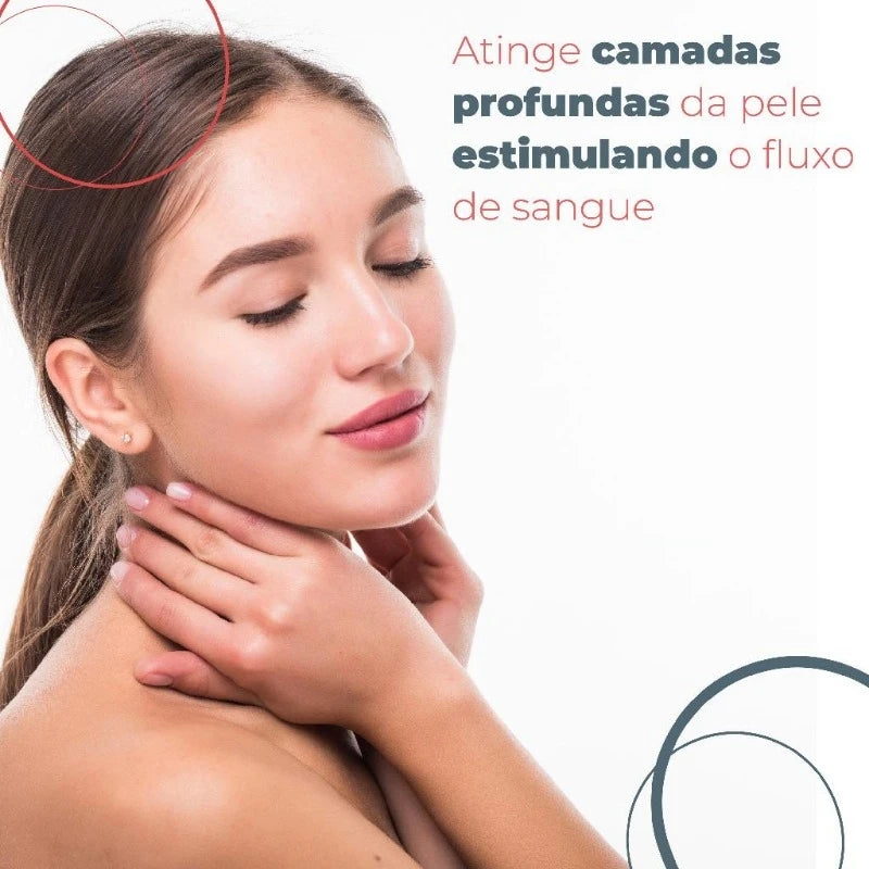 Pistola Massageadora Muscular Elétrica Profissional  Recarregável Linha Premium